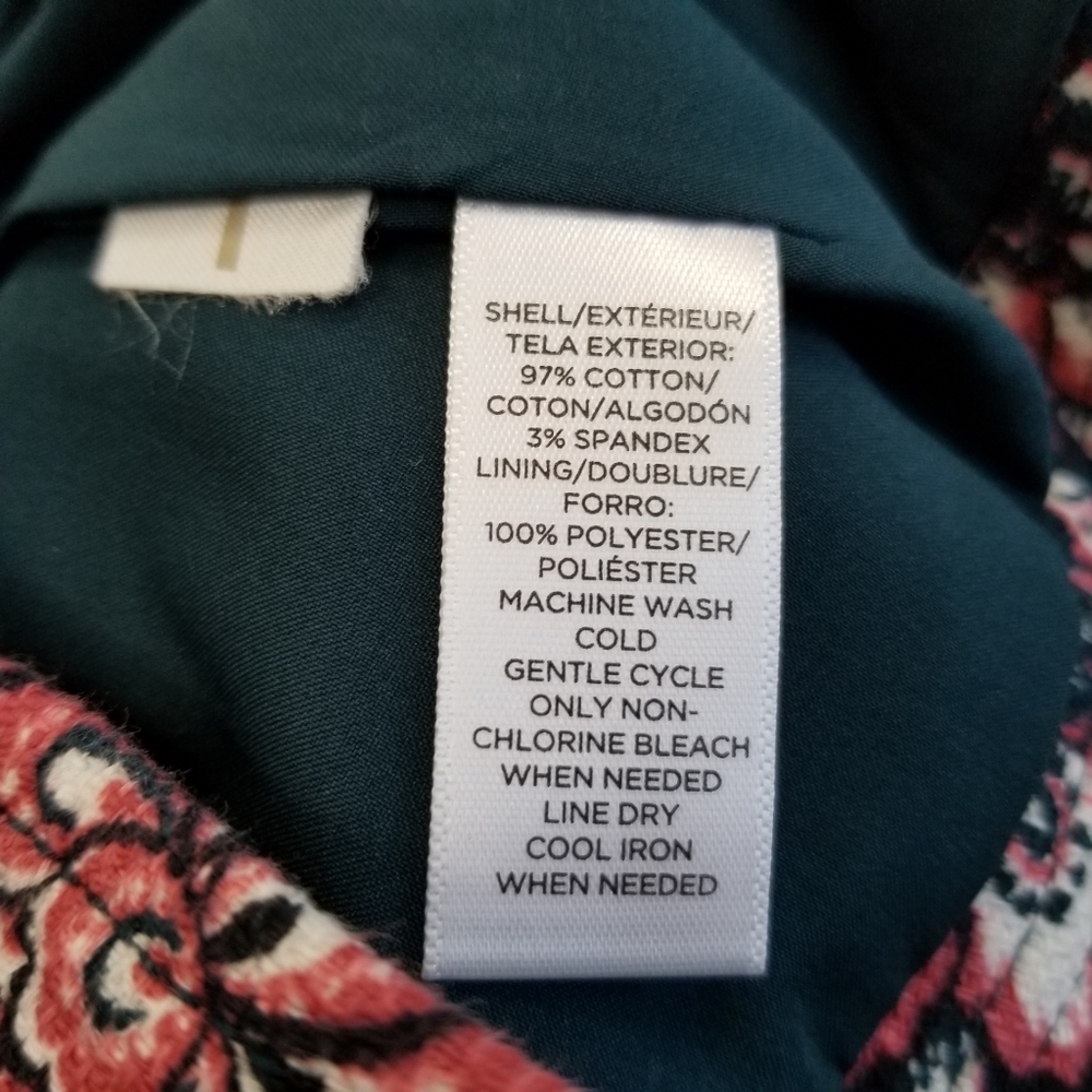 Ann Taylor Loft Floral Print Skirt Size 8 - Picture 7 of 7